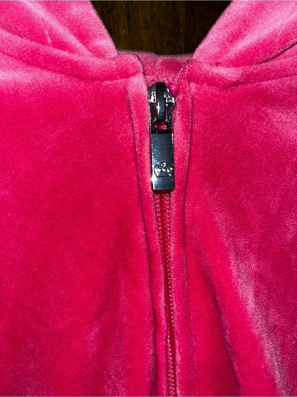 Authentic Juicy Couture Hot Pink Velour Tracksuit Set